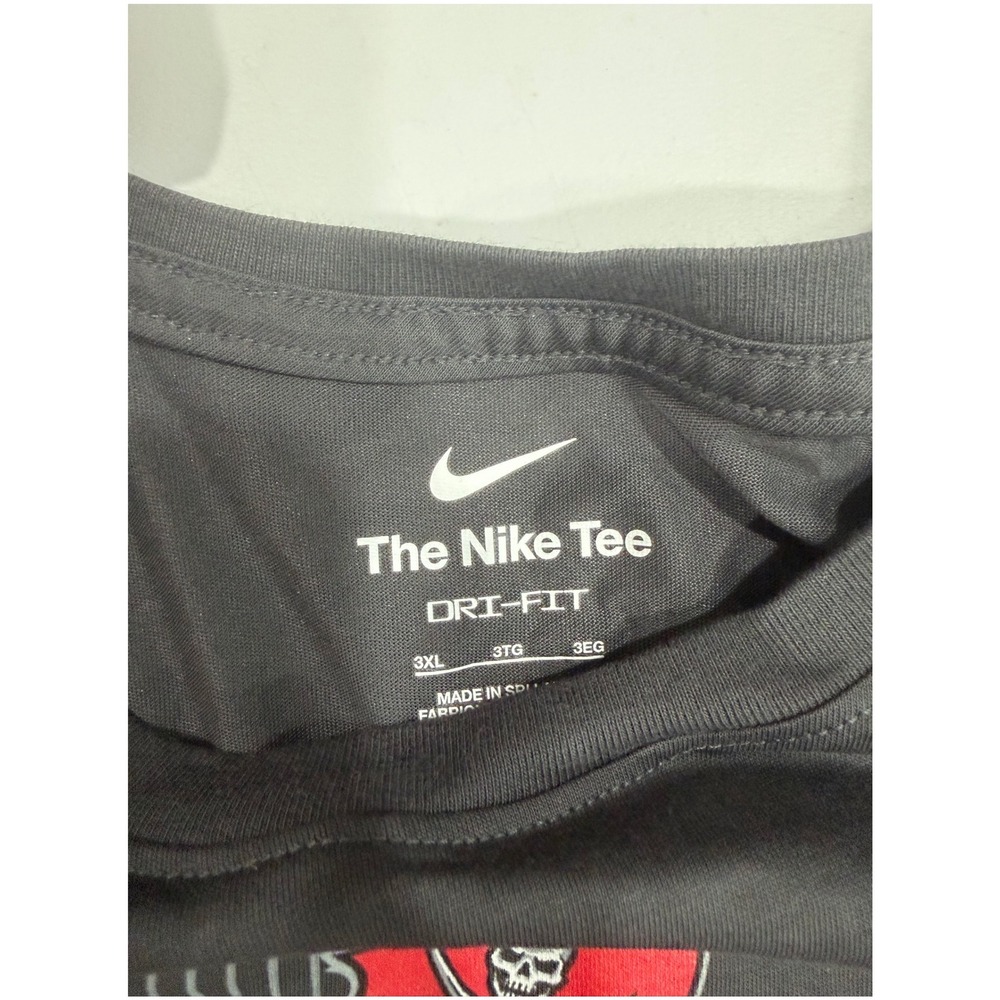 Nike Dri-FIT Tampa Bay Buccaneers T-Shirt Mens 3XL Gray Graphic Tee NFL